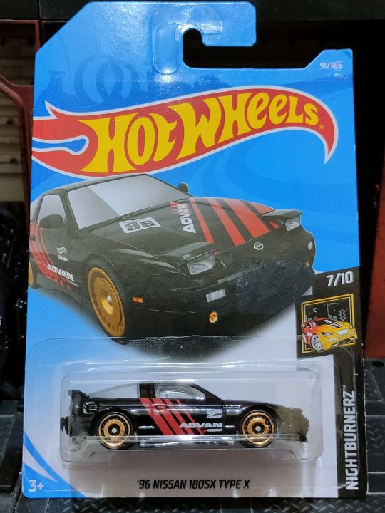 Hot Wheels Nightburnerz 96 Nissan 180sx Type X 164 Scale Model Lazada Ph 9260