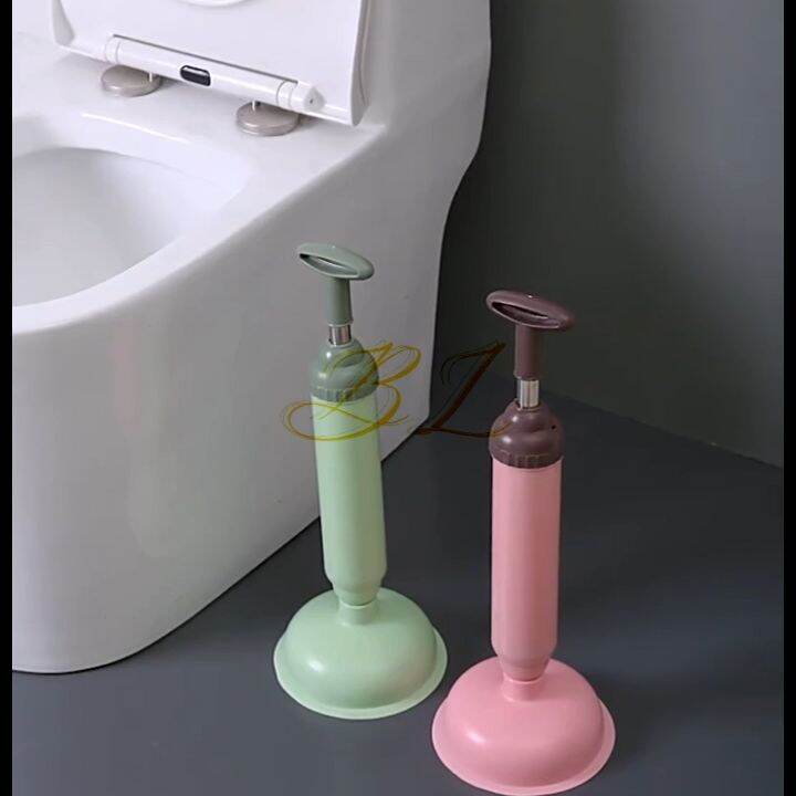 Powerful Suction Toilet Plunger Pump Vacuum Pipe Dredge