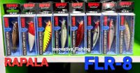 เหยื่อปลอมตกปลา  Rapala Flat rap FLR-8