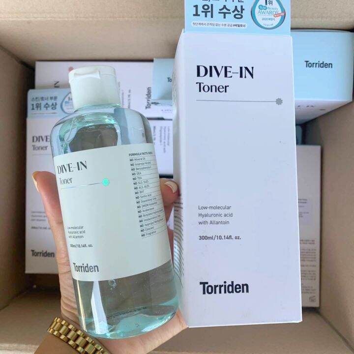 🇰🇷 โทนเนอร์สูตรอ่อนโยนสำหรับผิว Torriden Divein Toner 300ml Lazada.co.th
