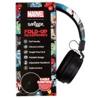 หูฟังสำหรับเด็ก มีไมค์ พับได้ Smiggle Marvel Foldable Headphones