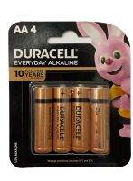 ถ่าน Duracell everyday Alkaline AA 1.5V แพค 4 ก้อน ของแท้