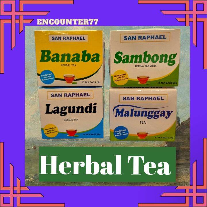 ★Encounter★ Herbal Tea Sambong Banaba Malunggay lagundi 10 bags