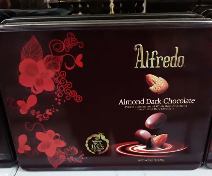 ALFREDO ALMOND DARK CHOCOLATE 228G Lazada PH