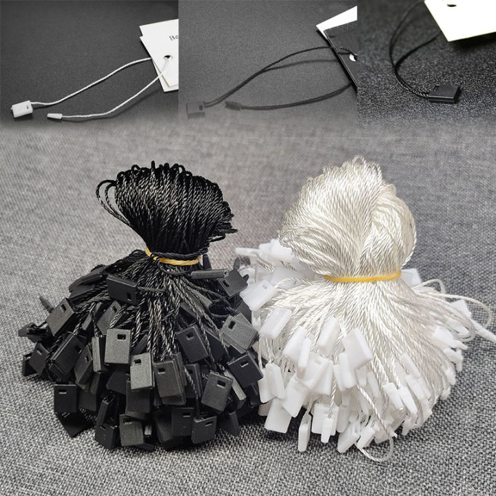 1000pcs/set Clothing Hang Tag Strings Tags Hangtag String Waterproof