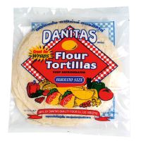 Danitas Flour Tortillas ดานิต้าส์แผ่นแป้งทอร์ทิล่าส์ 9นิ้ว  (9” inches) 450กรัม