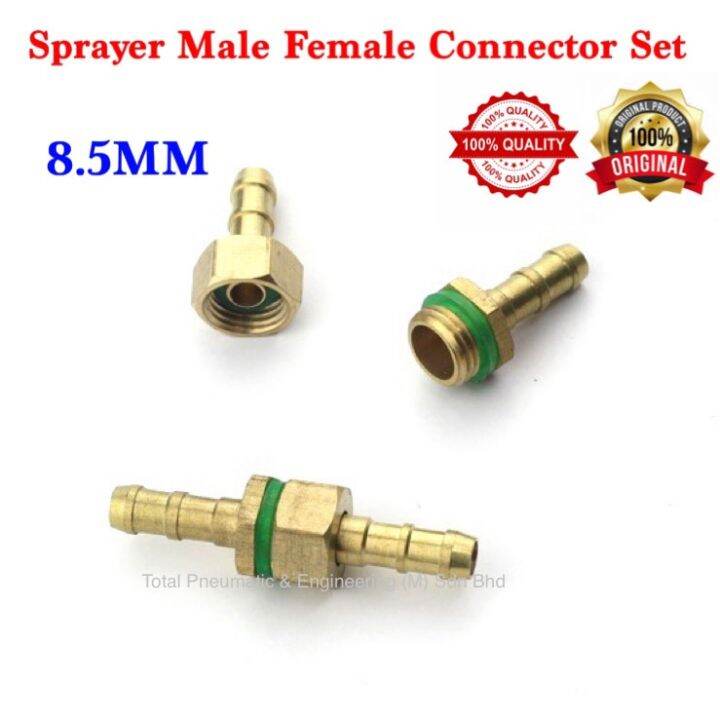 8.5MM Power Sprayer Hose High Pressure Hose Male Female Connector Set