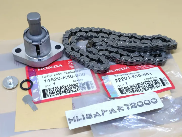 rantai Keteng K56+Tensioner Tonjokan Keteng K56 Honda CB150R New CBR
