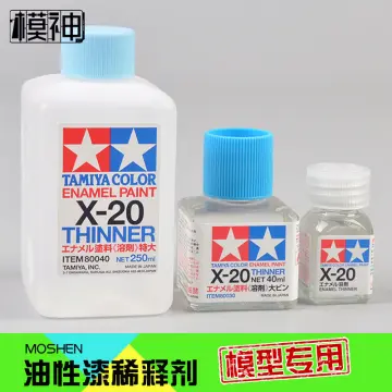 Tamiya 81030 Acrylic/Poly Paint Thinner, X-20A, 46ml - Small