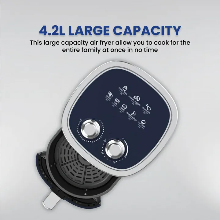 RUSSEL TAYLORS 3D air fryer large 4.2L Z1 Lazada