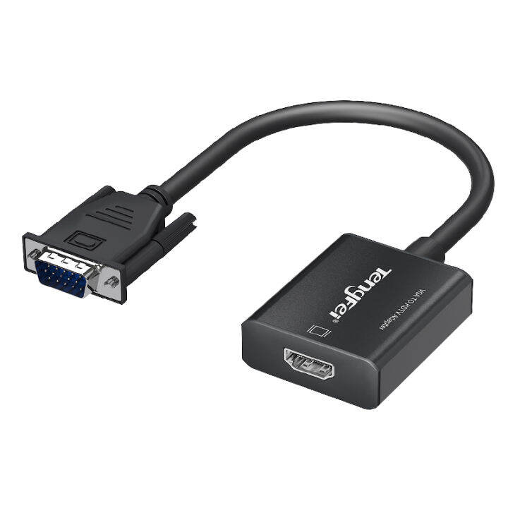 VGA to HDMI Converter Laptop Connection Monitor Cable with Audio Male