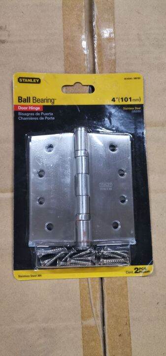 Stanley Heavy Duty Ball Bearing Hinges 05 8340 4 Stainless Lazada Ph