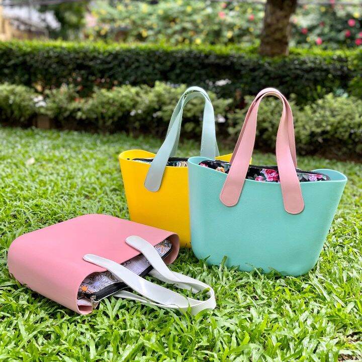 EVA Bag Collection Pastels Eva Bag Silicone Bag Beach Bag O