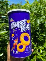 ซุปเปอร์ริงริง กระป๋อง Super Ring ขนมข้าวโพดอบกรอบ รสชีส ขนาด 80 กรัม #ขนมฮิต อร่อยมากๆๆๆ