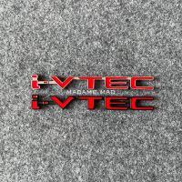 โลโก้ i-VTEC ชิ้นงานโลหะ ขนาด 13x1.5cm