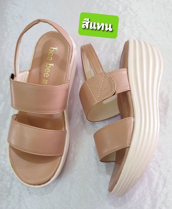 รองเท้ารัดส้น-size-35-40-คาด-2-ตอน-ส้นตึกขาว-ใส่สวย-น้ำหนักเบา-พื้นนุ่มมากๆ-คะ