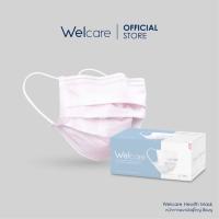 Welcare Mask หน้ากากอนามัยผู้ใหญ่ แบบกล่องบรรจุ 50 ชิ้น มี 4 สี (มาตรฐาน มอก. เลขที่ 2424-2562)