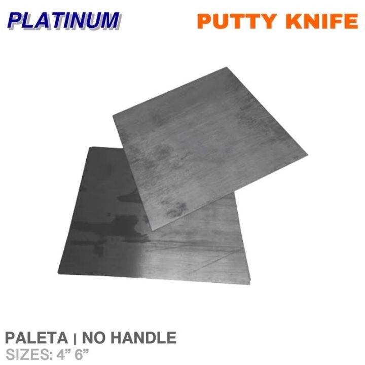 Paleta | Putty Knife W/o Handle | For Body Filler Masilya | Lazada PH