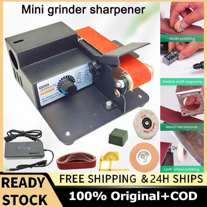 Fixed Angle Knife Sharpener Electric Belt Sander Polishing Sharpening  Machine