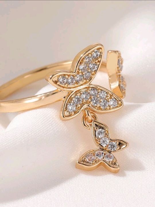 แหวนหุ้มทอง-แหวนผีเสื้อ-แหวนเกาหลี
