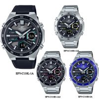 CASIO Edifice รุ่น EFV-C110L-1A ,EFV-C110D-1A3,EFV-C110D-1A4,EFV-C110D-2A สายสแตนเลสสตีล สินค้ารับประกัน1แี