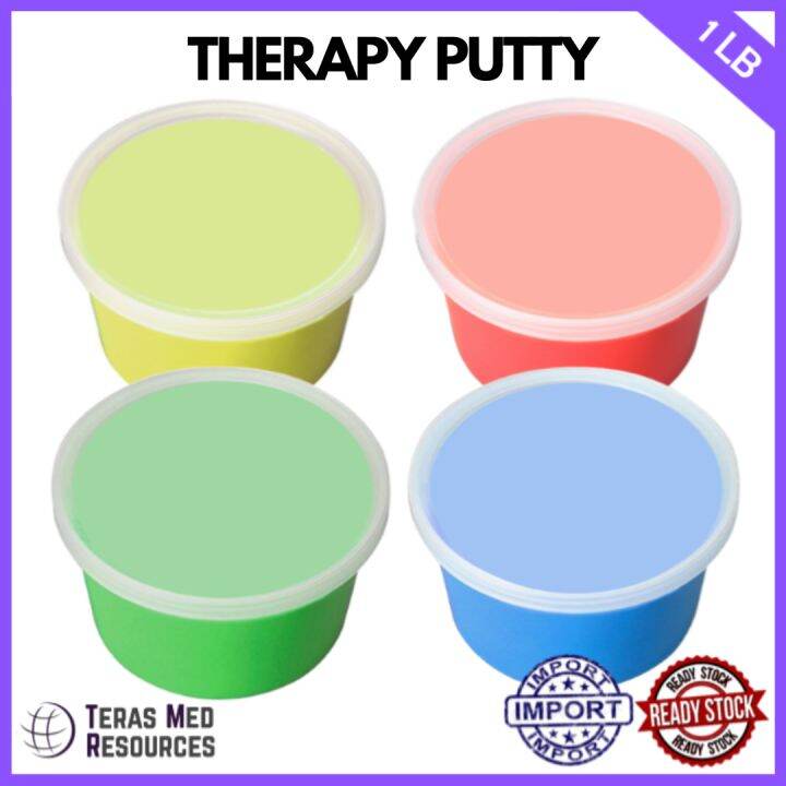 1 LBTHERAPUTTY YELLOW (EXTRA SOFT) THERAPY PUTTY FOR HAND EXERCISE