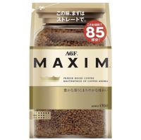 กาแฟ Maxim Aroma Select สูตรออริจินอล สีทอง แบบถุงเติม 170 กรัม