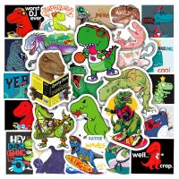 Waterproof Sticker‪(⸝⸝› з ‹⸝⸝)‬   Dinosaur ไดโนเสาร์   สติกเกอร์ไดคัท  กันน้ำ  50 PCS