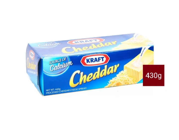 Kraft Cheddar Cheese 430g Lazada PH