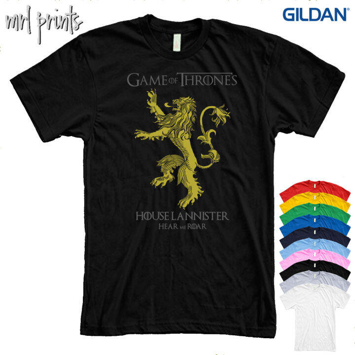 Game Of Thrones Lannister Shirt Unisex Mrl Prints Gildan Cotton Tshirt 