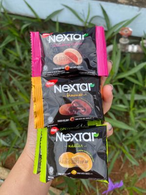 naxtar ❗️แบ่งขาย1ซอง❗️🍪คุกกี้บราวนี่สอดไส้🍓🍍🍫 3รสชาติจากมาเลเซีย