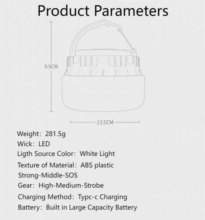 MULTIFUNCTIONAL CAMPING LIGHT Lazada PH