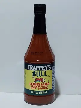 Trappey's Bull Louisiana Original Recip Hot Sauce 12 oz Born in 