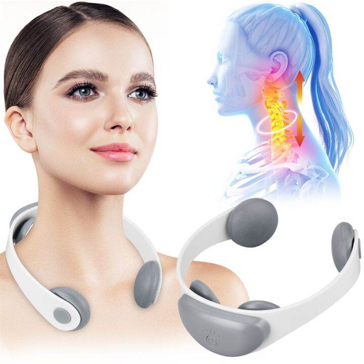 CkeyiN TENS Pulse Electric Neck Massager Cordless Cervical Spine