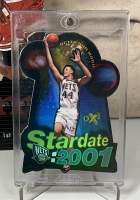 KEITH VAN HORN ? การ์ดสะสมบาสเก็ตบอล NBA EX2001 Stardate New Jersey Nets ?? การ์ดไดคัท หายาก