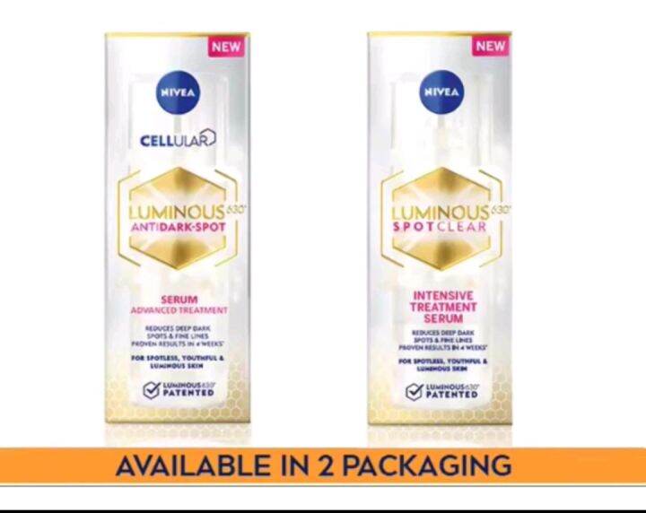 (Free Facial Mask) Nivea Luminous630 Anti Spot Advanced Spot Serum