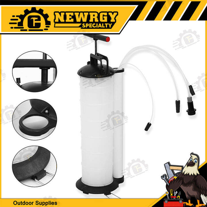 7L Engine Oil Fuel Extractor Pump Manual Suction Vacuum Petrol Fluid