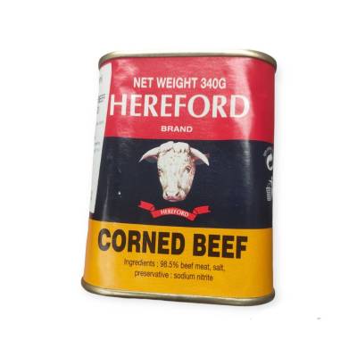 Hereford Corned Beef340g เนื้อโคบดปรุงสุก 349กรัม