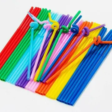 10pcs Crazy Straws For Kids Silly Straws For Kids Plastic Straws