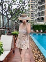 SPICIEST BEACHWEAR | Khas Beach Cover Top // Beige | เสื้อคลุม เดรส เสื้อคลุมชุดว่ายน้ำ เสื้อคลุมบิกินี่ ชุดไปทะเล