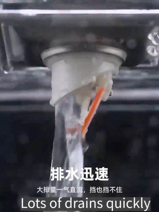 XinKunLong K8221 Black Floor Drain Bathroom Floor Drain 10*10cm