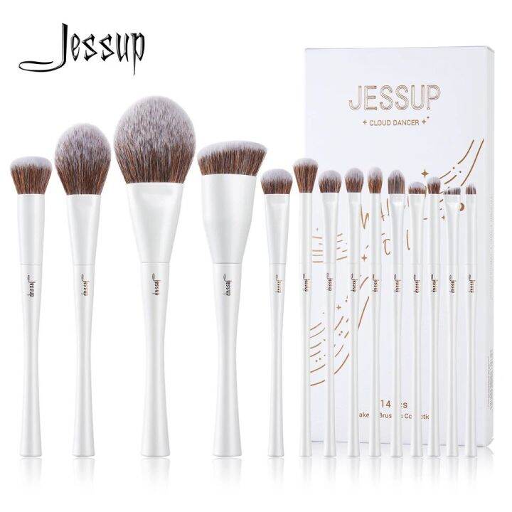 jessup-14pcs-makeup-brushes-collection-cloud-dancer-t343-เซ็ตแปรง-14-ชิ้น