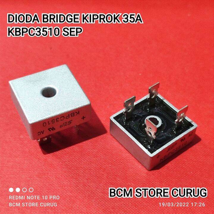 DIODA BRIDGE KIPROK 35A KBPC 3510 DIODE 35A 1000V | Lazada Indonesia