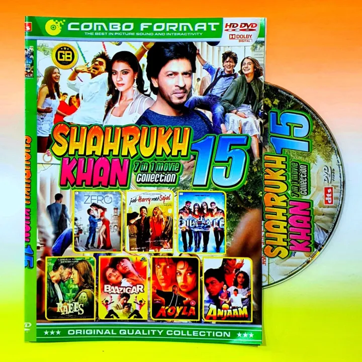 Kaset Dvd Koleksi 8 Film Shah Rukh Khan Terlaris Film India Bollywood Terlaris Bukan Film Kaset 