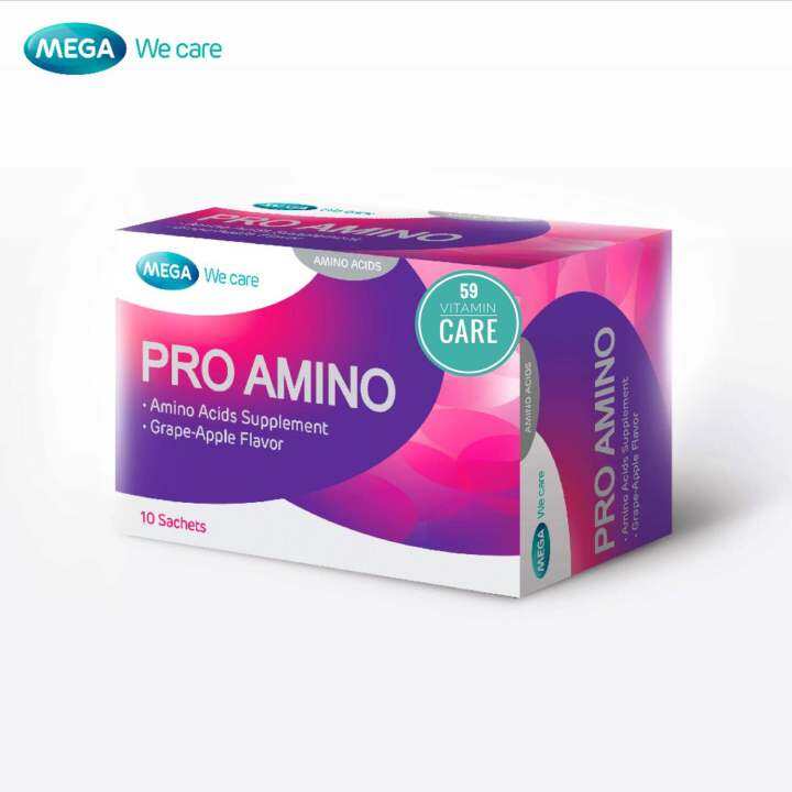 mega-we-care-proamino-10-sachets-กรดอะมิโน-เพื่อเสริมการสร้างโกรทฮอร์โมน