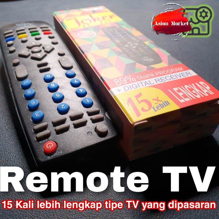 Remot TV Universal Joker remote TV 123 Tera plus TV LED LCD dan code