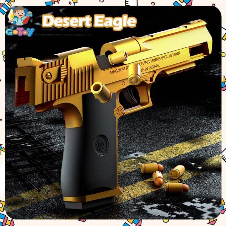 Ready Stock Desert Eagle Gun Toy Automatic Loading Shooting Kid Toys ...