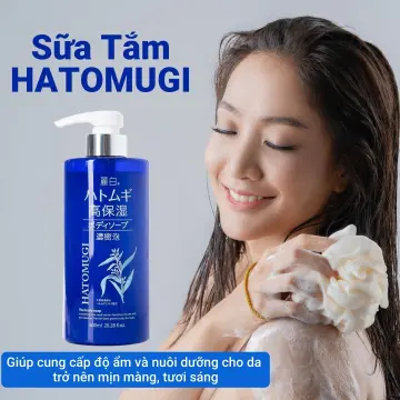 SỮA TẮM DƯỠNG ẨM SÂU VÀ LÀM SÁNG DA HATOMUGI NHẬT BẢN CHAI 600ML | Lazada.vn