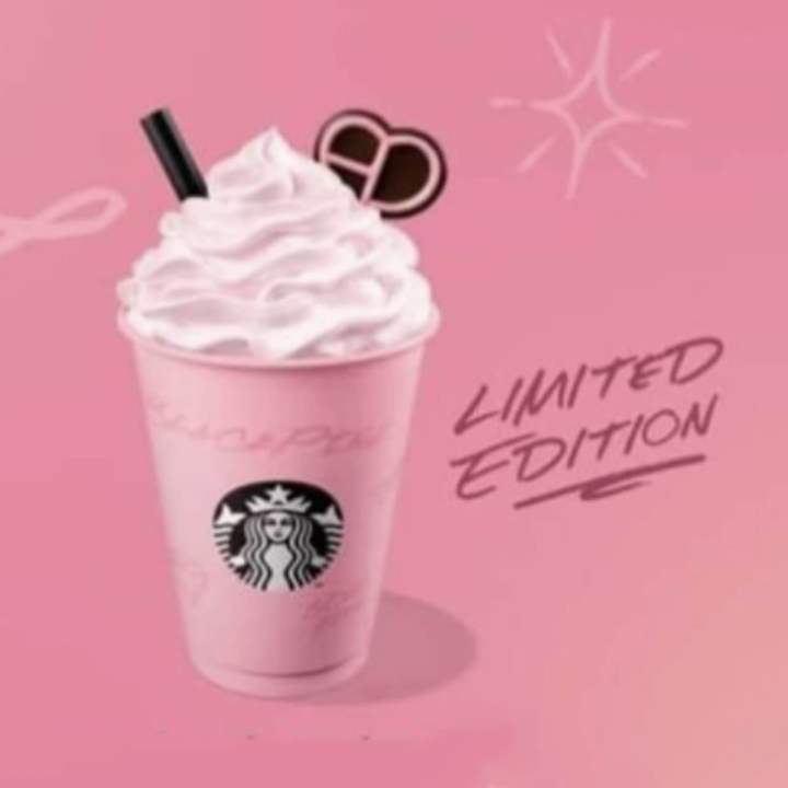 Starbucks 🖤🩷BLACKPINk🩷📦 Reusable Cup 16oz แท้💯