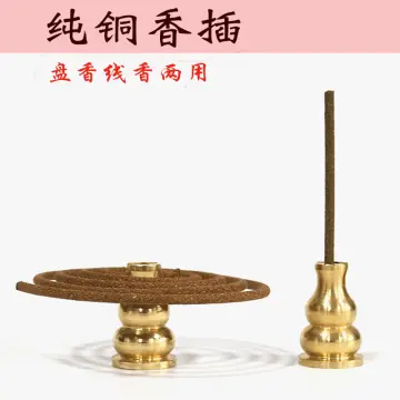 Pure Copper Coil Incense Burner Antique Incense Box For